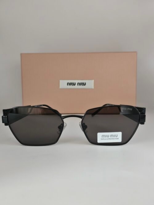 Miu Miu — Gafas rectangulares negras
