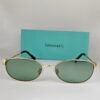 Tiffany — Gafas doradas con lentes verdes