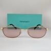 Tiffany — Gafas doradas con lentes rosas