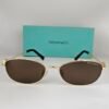 Tiffany — Gafas doradas con lentes marrones