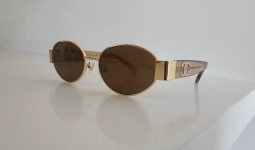 Chanel — Gafas ovaladas con lentes marrones