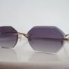 Cartier — Gafas octogonales con lentes violeta degradado