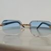 Cartier — Gafas rectangulares con lentes azul claro