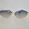 Roberto Cavalli — Gafas ovaladas con lentes gris degradado