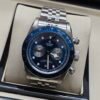 Tudor — bisel azul y esfera azul con dos subesferas