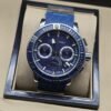 Ulysse Nardin — esfera azul con subesferas y correa azul