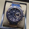 Ulysse Nardin — esfera azul y caja en tono dorado