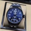 IWC — esfera azul con dos subesferas y caja negra