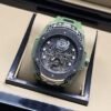 Hublot — esfera abierta y correa verde