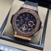Hublot — esfera negra con subesferas y caja en tono dorado
