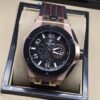 Hublot — esfera negra con apertura y bisel negro