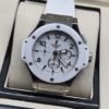 Hublot — esfera blanca y bisel blanco