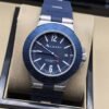 Bvlgari — esfera azul y correa azul