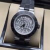 Bvlgari — esfera con detalles brillantes y caja negra