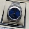 Bvlgari — esfera azul y caja octogonal plateada