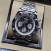 Breitling — esfera negra con subesferas plateadas