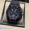 Audemars Piguet — esfera abierta negra y correa negra