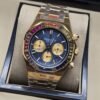 Audemars Piguet — esfera azul con subesferas doradas y bisel multicolor