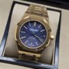 Audemars Piguet — esfera azul y caja dorada
