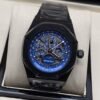 Audemars Piguet — esfera abierta azul y brazalete negro