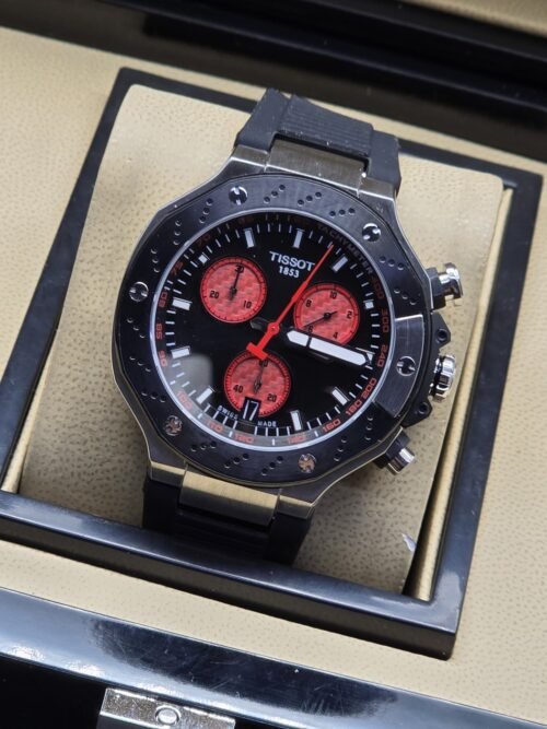 Tissot — esfera negra con subesferas rojas