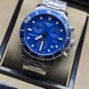 Tissot — esfera azul y bisel deportivo azul
