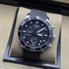 Tissot — esfera negra con subesferas y bisel negro