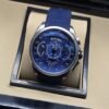 TAG Heuer — esfera azul con subesferas y correa azul