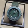 TAG Heuer — esfera verde y correa verde