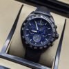 TAG Heuer — esfera azul con subesferas y caja negra
