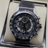 TAG Heuer — esfera abierta negra y correa negra