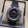 Rolex — esfera negra con subesferas y correa negra