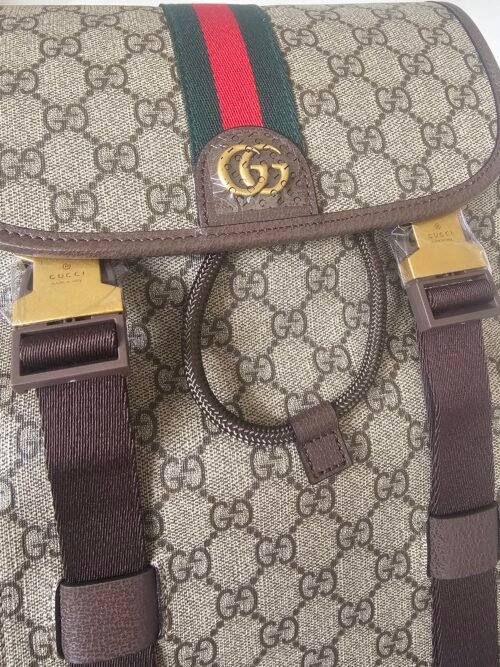 Gucci — Morral monograma beige