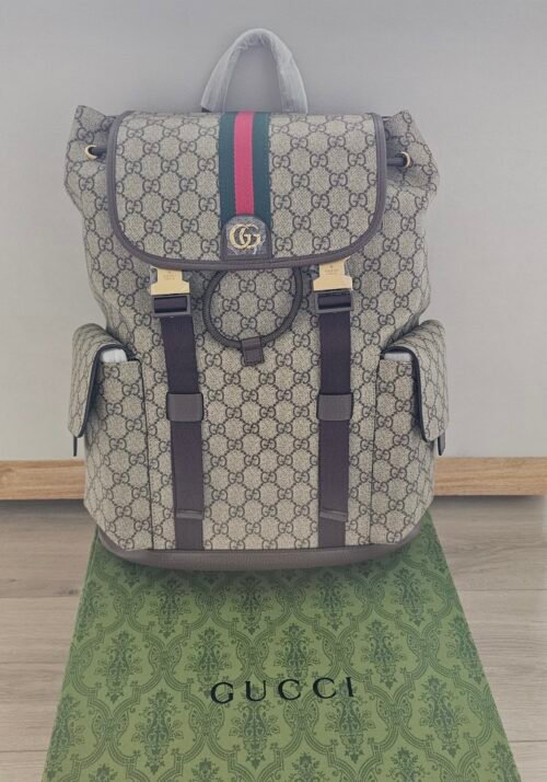 Gucci — Morral monograma beige