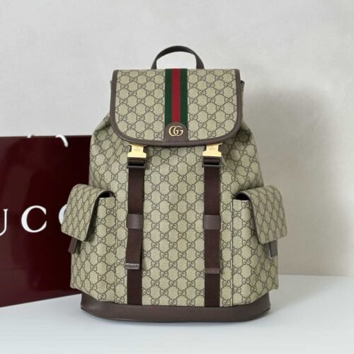 Gucci — Morral monograma beige