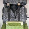 Gucci — Morral monograma gris