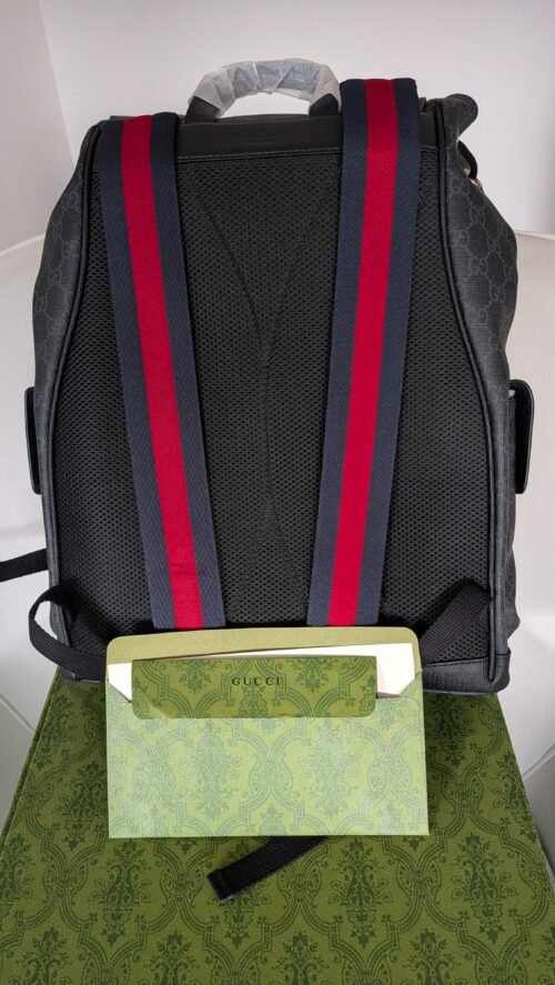 Gucci — Morral monograma gris