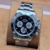 Rolex — esfera negra con subesferas plateadas