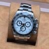 Rolex — esfera blanca con subesferas negras