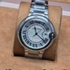 Cartier — esfera clara y caja redonda · 42 mm