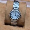 Cartier — esfera clara y caja redonda · 28 mm