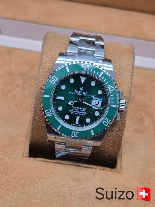 Rolex — esfera verde y bisel verde