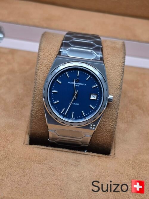Vacheron Constantin — esfera azul y brazalete plateado