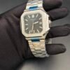 Patek Philippe — caja octagonal, esfera gris oscura y brazalete de acero