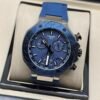Tissot — cronógrafo con esfera azul, caja azul y correa azul