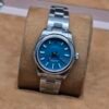 Rolex — esfera azul y brazalete de acero